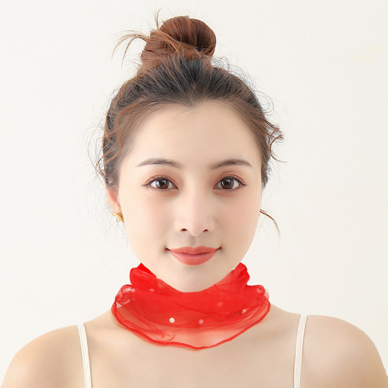 网纱钉珠丝巾发带女批发百搭春秋冬洋气时尚薄款护颈防晒围脖脖套,服饰配件/皮带/帽子/围巾,围巾/丝巾/披肩,淘宝优惠券,粉丝福利购,淘宝优惠卷