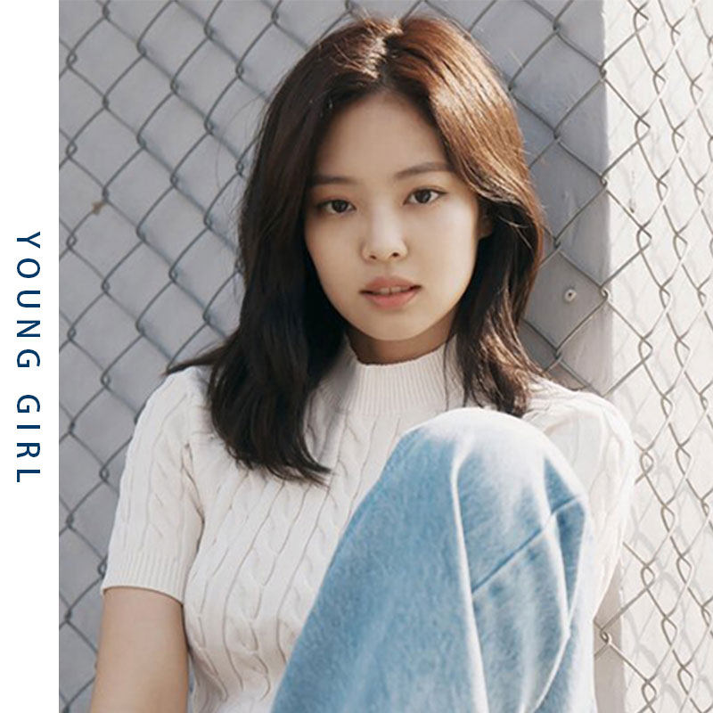 金智妮jennie同款针织衫毛衣女圆领春夏短袖气质独特露脐法式上衣