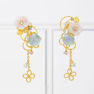 【耳针】「flower swag」春季先行2月下旬日本发货 手工原创耳针