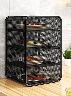 跨境厨房置物架台面餐桌剩菜食物饭菜罩金属防猫罩家用罩菜神器