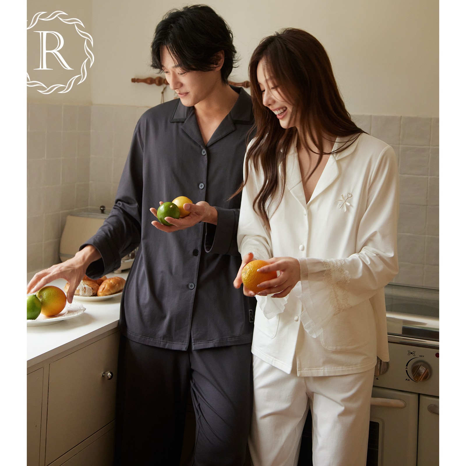 RoseTree法式高级感情侣家居服