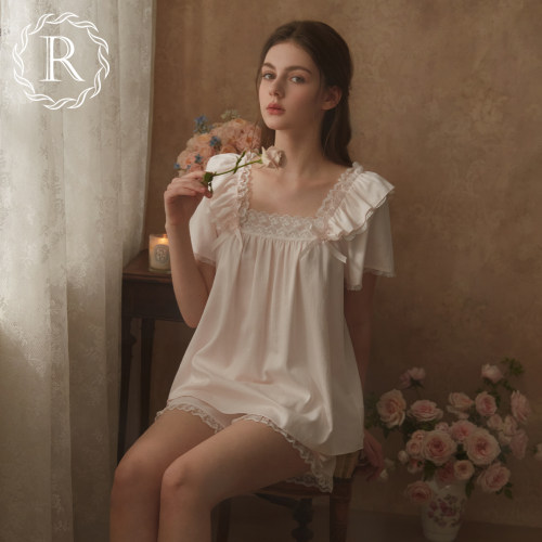RoseTree复古甜美减龄碎花套装
