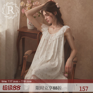 RoseTree公主睡裙女夏季少女蕾丝甜美法式宫廷风吊带睡衣2026新款