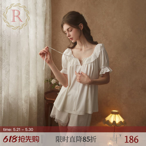 RoseTree法式宫廷风睡衣套装