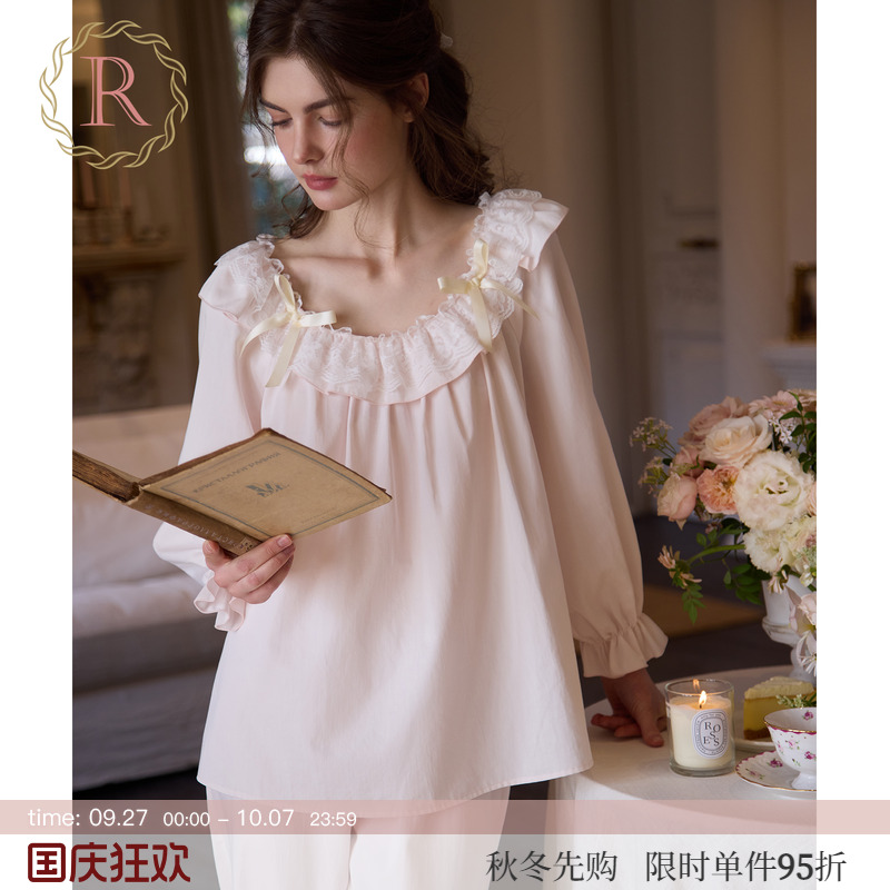 RoseTree复古宫廷甜美少女睡衣