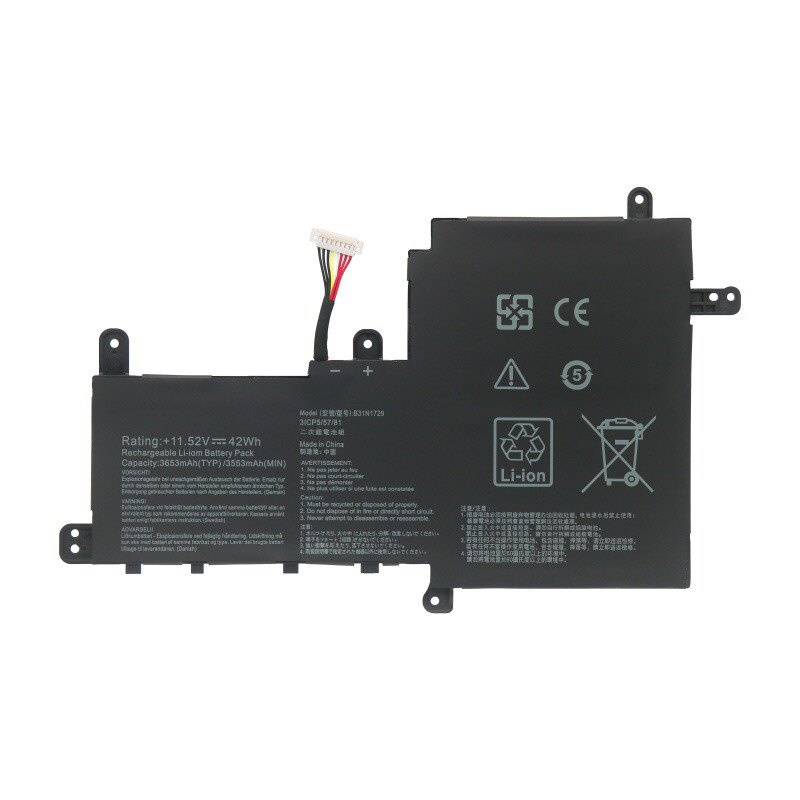 适合AUSU华硕灵耀S2代S5300U/F电脑S15 S530U X530F电池B31N1729