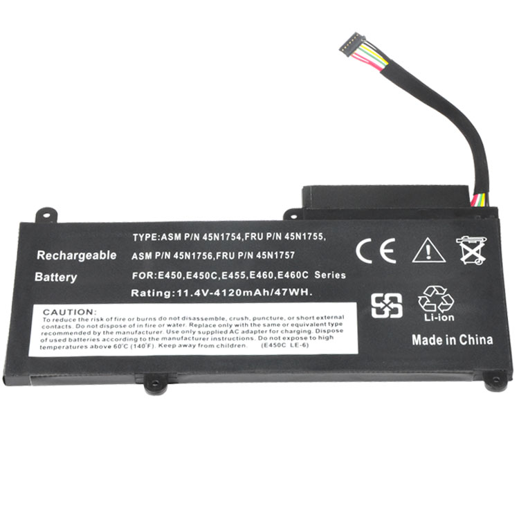 适用于联想ThinKpadE450C电池E45 E455笔记本电池45N1756 4000mah