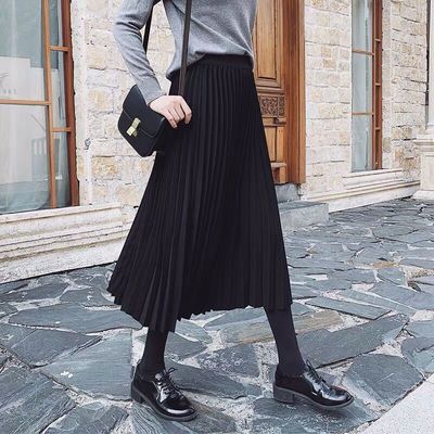 赠送运费险巨显瘦百褶裙