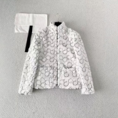 南油高定25小香风秋冬双C滑雪系列立领拉链皮毛保暖顺滑显瘦女潮