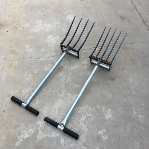 翻地松土神器翻土工具开荒钢叉