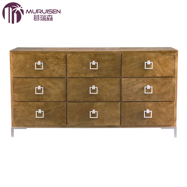 美式轻奢风餐边储物柜高端定制