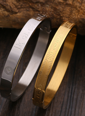 情侣手镯饰品手环可以打开