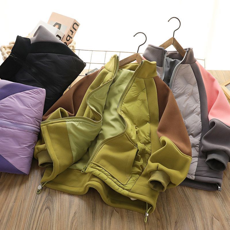 羽绒服防风2025立领新保暖男大