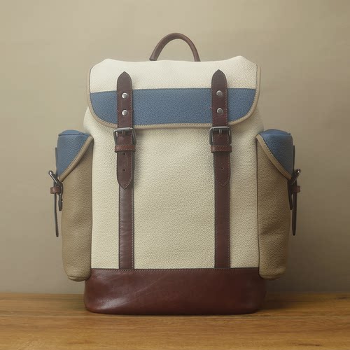 TOGO牛皮手工轻奢真皮电脑背包