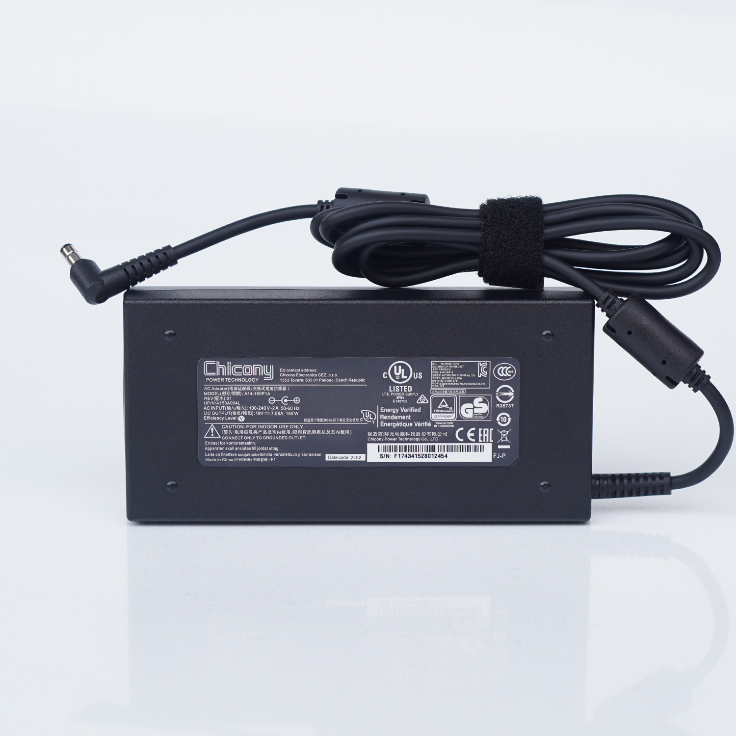 神舟战神笔记本A14-150P1A原装电源适配器19.5V7.7A电脑充电器线