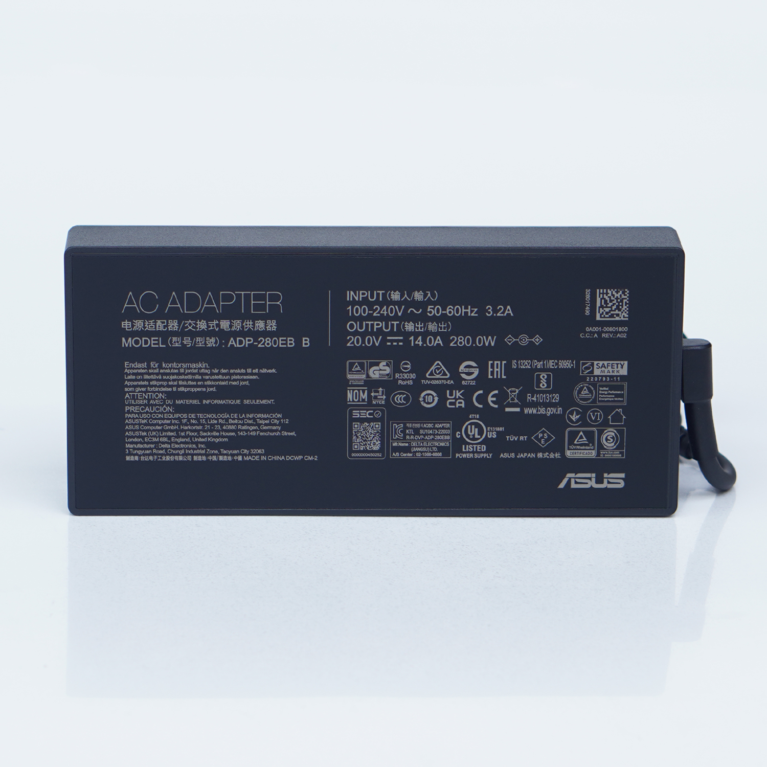 ASUS华硕ROG枪神9Plus天选6PRO笔记本280W方口20V14A充电源适配器