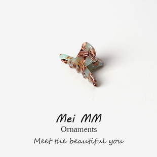 醋酸小抓夹2025年新款 公主头小号发夹女后脑勺短发半扎发精致发卡