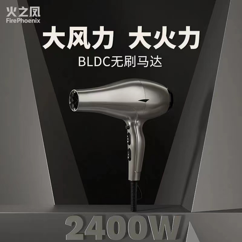 火之凤吹风机6600H大功率速干理发店发廊专用大风造型正品包邮