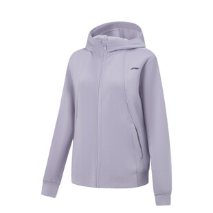 李宁女子开衫 新品 健身系列开衫 连帽外套AWDW078 连帽卫衣2026春季