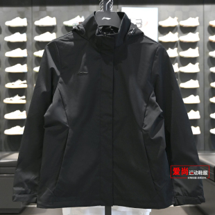 李宁运动风衣女子2025秋季 团购系列防泼水连帽外套AFDV922 新款