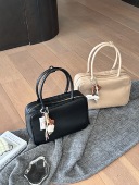 出口单加拿大小众吐司包miu风纯色秋冬款 百搭单肩包手提包送挂饰