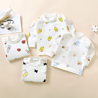 宝宝纯棉秋衣童伊缘无骨四季