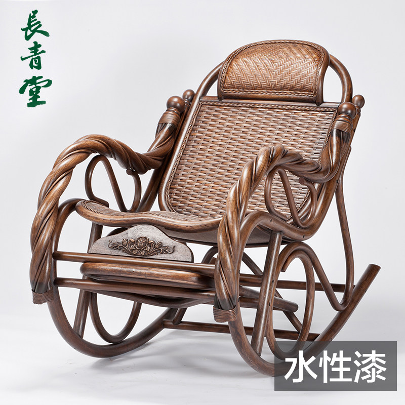 长青堂摇椅躺椅大人藤椅全藤家用藤编懒人椅休闲逍遥椅摇摇椅凉椅,住宅家具,摇椅,淘宝优惠券,粉丝福利购,淘宝优惠卷
