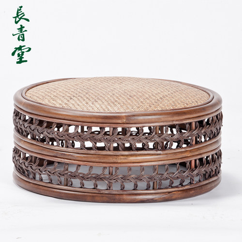 长青堂日式蒲团拜佛坐垫圆鼓凳