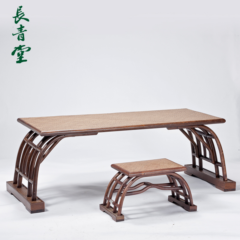 长青堂藤编卧室坐地榻榻米茶几