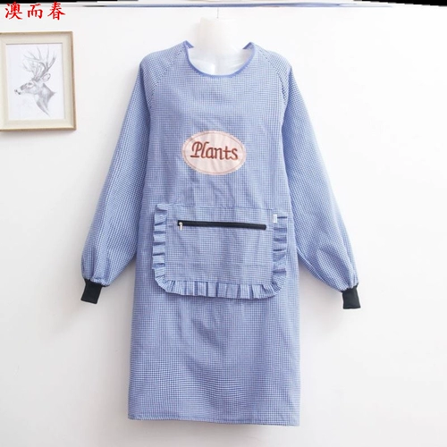 Нагрудник, милый фартук, японский короткий водонепроницаемый лонгслив