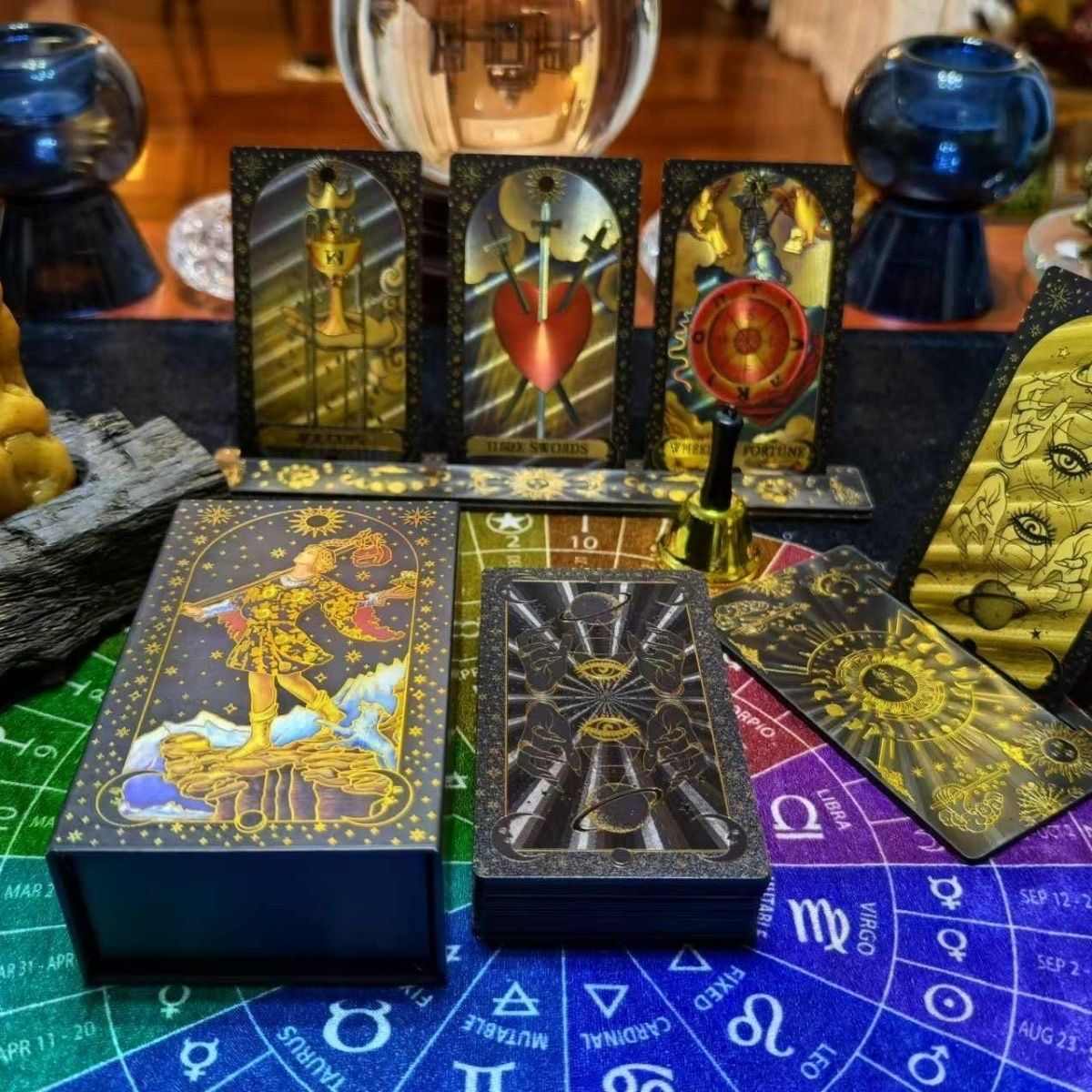 78金色经典韦特全套普及塔牌罗牌金箔pet防水塑料罗牌初学者入门