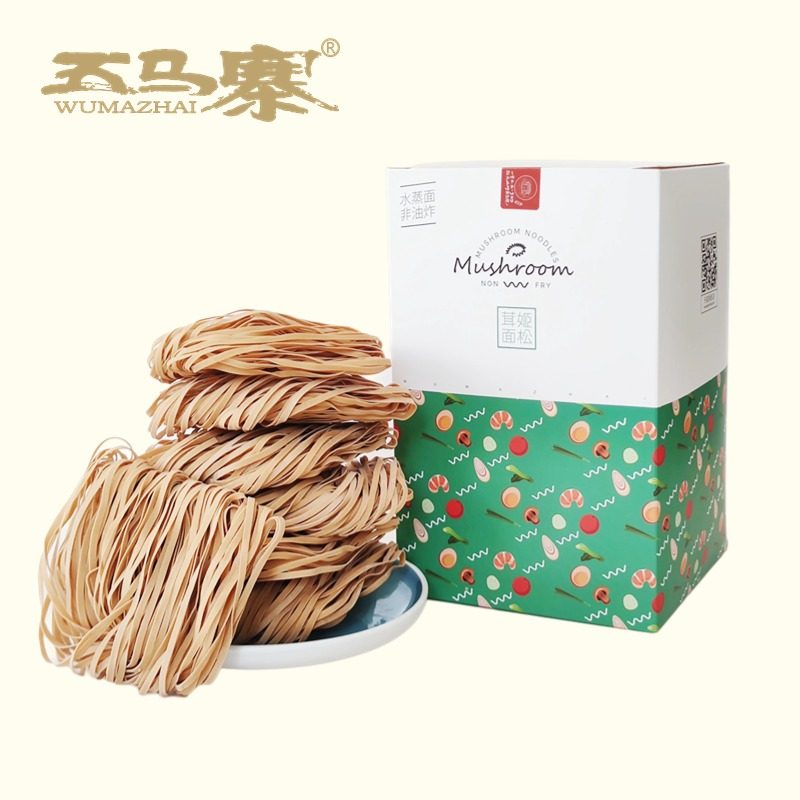 五马寨广东特产姬松茸面条500g家用农家菇菌挂面盒装,粮油调味/速食/干货/烘焙,面条/挂面（无料包）,淘宝优惠券,粉丝福利购,淘宝优惠卷