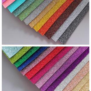 韩国进口小颗粒闪亮布1.8mm厚手工diy材料头饰品皇冠发夹基础布料