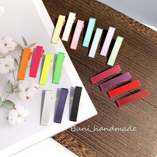 diy哑光缎带手工饰品发夹