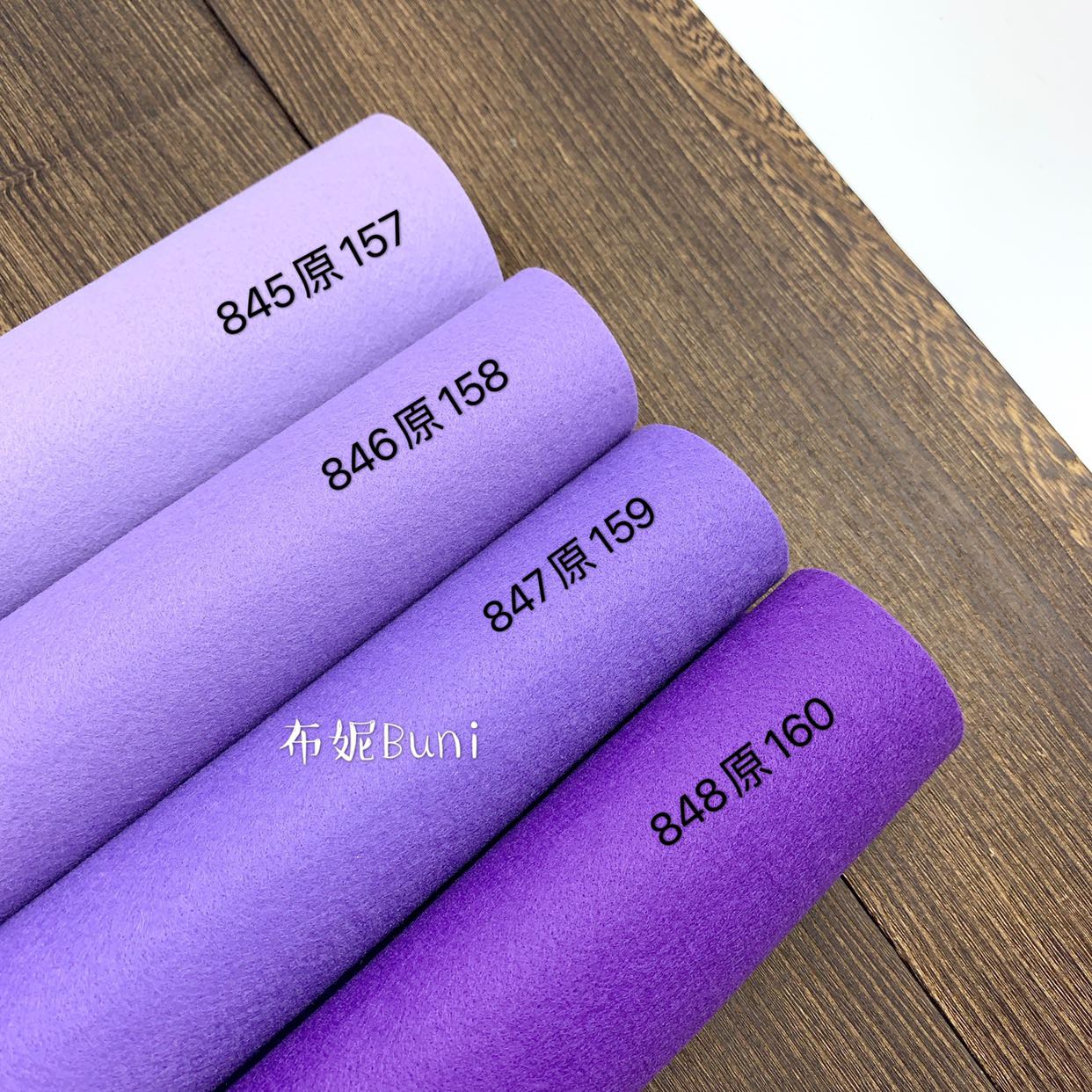 【布妮坊】1.2mm 薄纯色韩国进口不织布手工饰品玩偶diy布料