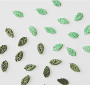 布妮 韩国进口迷你小树叶子压片头饰材料手工diy发饰发夹装饰配件