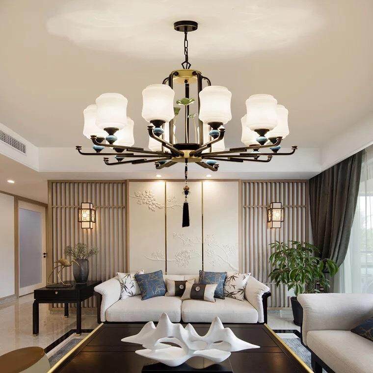 厂家直供新中式吊灯卧室中国风客厅古典茶楼会所别墅书房餐厅灯饰