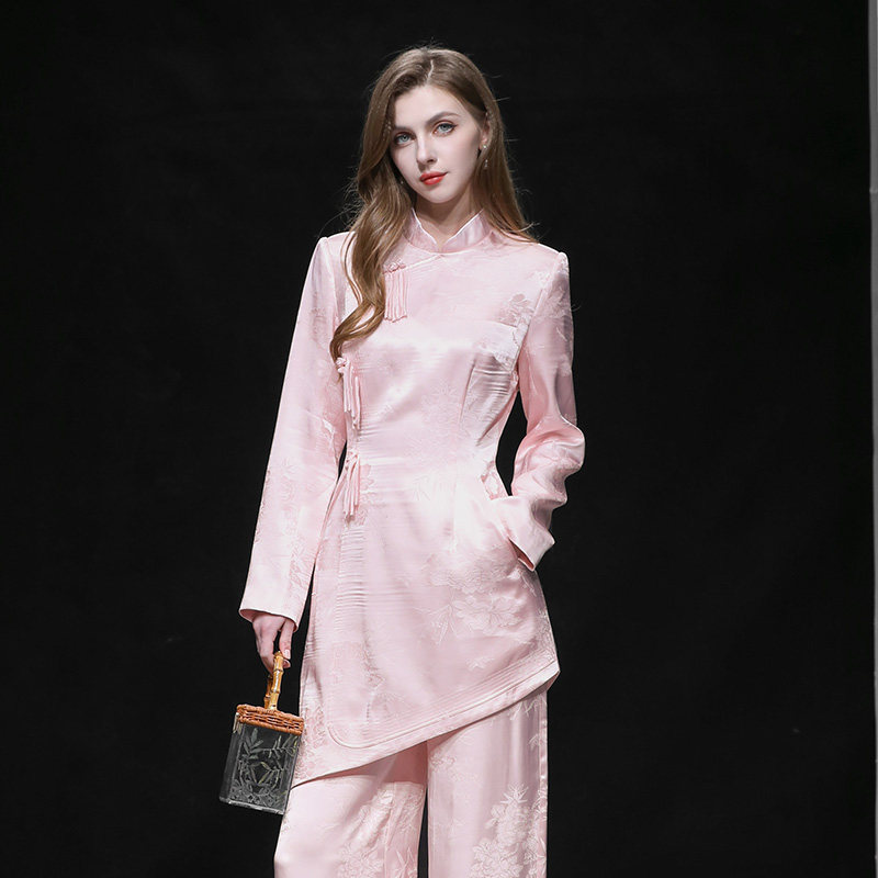 2026年春季新款新中式国风提花拼接灯笼袖上衣,女装/女士精品,衬衫,淘宝优惠券,粉丝福利购,淘宝优惠卷