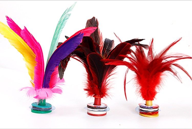 鸡毛毽子踢毽子成人儿童健身 彩色鹅毛毽球小学生比赛大花毽,运动/瑜伽/健身/球迷用品,毽子,淘宝优惠券,粉丝福利购,淘宝优惠卷