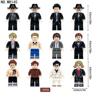 小颗粒积木人仔12坏人