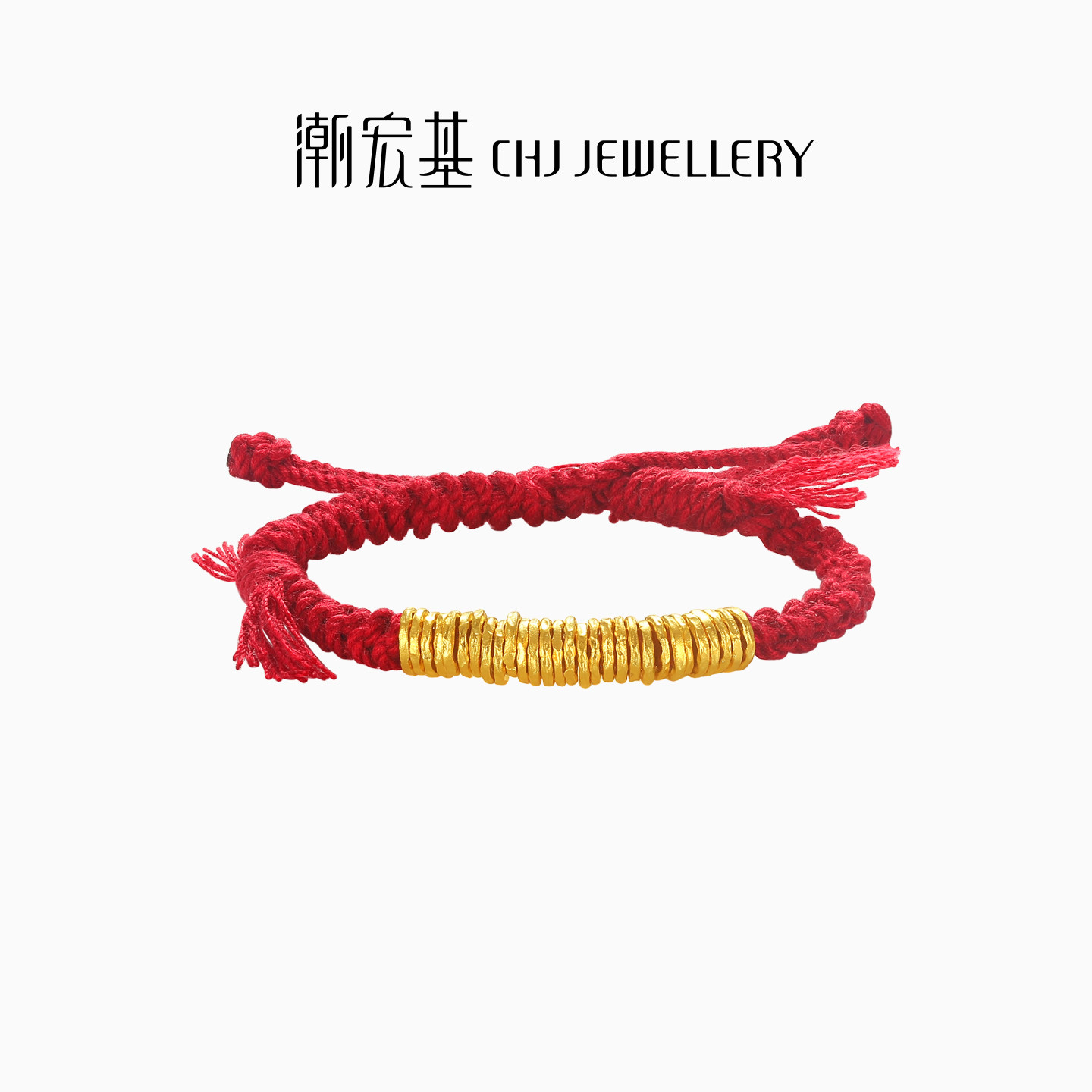 潮宏基盘缠金足金手链手绳古法黄金红绳生日礼物儿童实心 计价,黄金,细金工艺计价黄金手链,淘宝优惠券,粉丝福利购,淘宝优惠卷