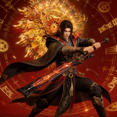 炎帝萧炎玄重尺异火恒古尺