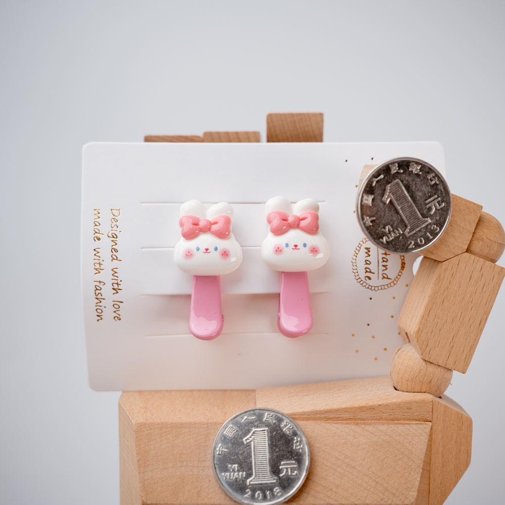 0-6卡通女孩圆头不伤发小号发夹