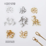 14 тыс. Сумка золотая бобовая мешка с пряжкой u -обработка ожерелья для труб для сбора хвостовой пряжки