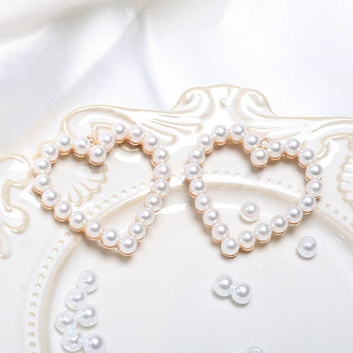 Японский милый аксессуар в виде сердечка ручной работы, серьги, аксессуары, DIY