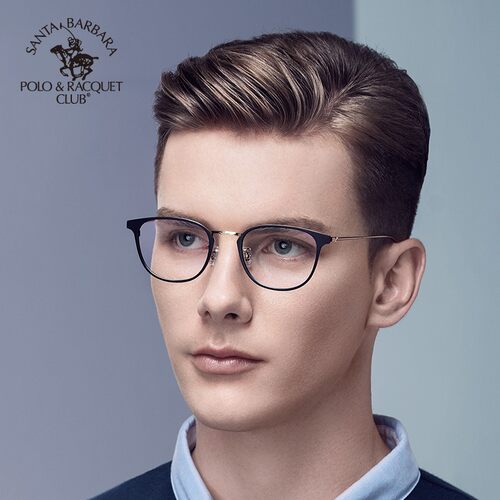 钛合金全框复古眼镜架