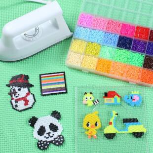 拼图豆豆手工diy套餐纸质图纸 拼豆图册 拼豆豆教程1比1图片模板