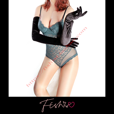 动漫年会厘米70cm金丝绒长手套