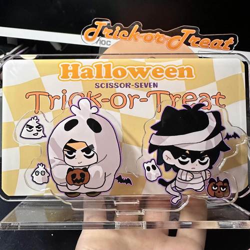 刺客伍六七周边阿柒伍六七亚克力双插立牌桌面摆件装饰送朋友闺蜜