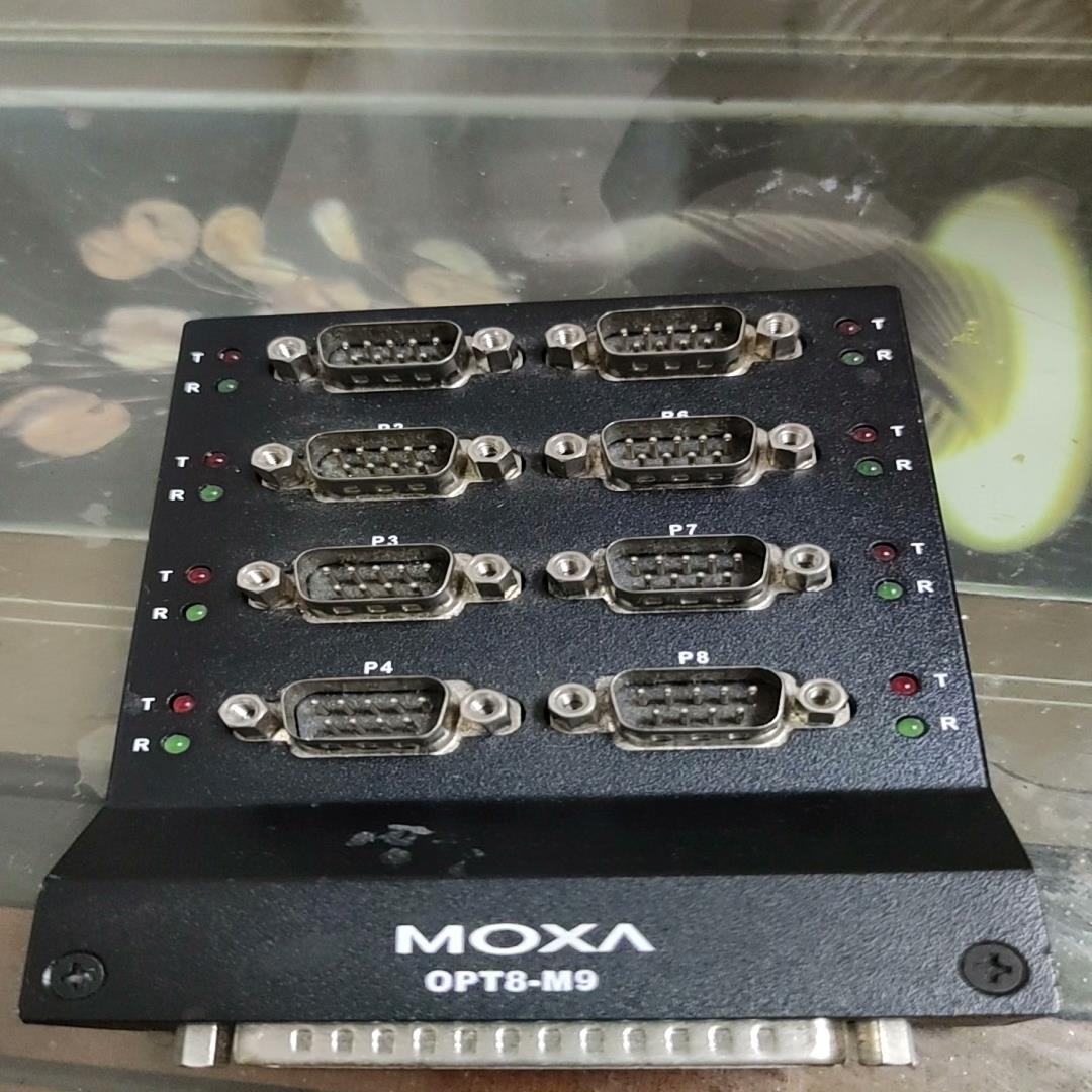 【议价】MOXA OPT8-M9 多串口盒 V11 转接口 台湾摩